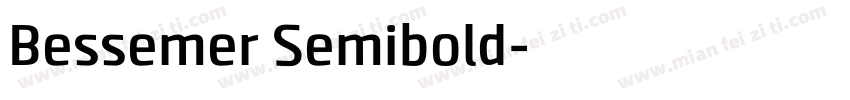 Bessemer Semibold字体转换